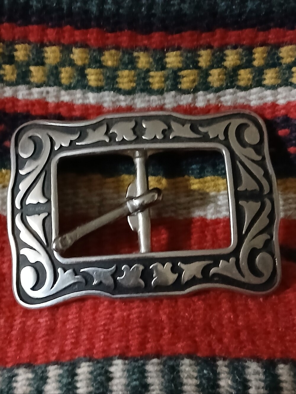 Vintage Stainless Steel Belt Buckle